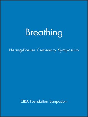 cover image of Ciba Foundation Symposium--Breathing--Hering-Breuer Centenary Symposium